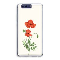 Red poppy: Honor 9 Transparant Hoesje