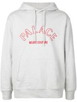 Palace sweat à capuche à logo imprimé - Gris - thumbnail