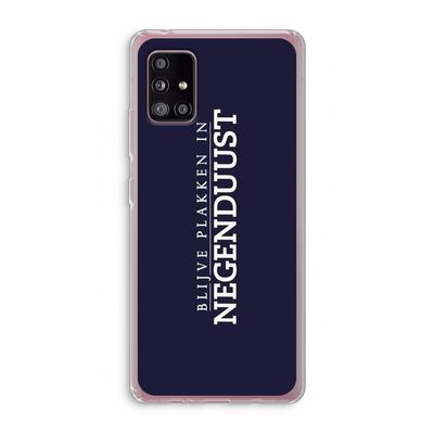 Blijve plakken in Negenduust: Samsung Galaxy A51 5G Transparant Hoesje