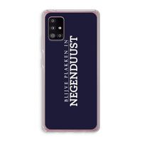 Blijve plakken in Negenduust: Samsung Galaxy A51 5G Transparant Hoesje