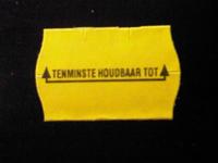 Etiket 2516 geel perm 2slit Tenminste ho
