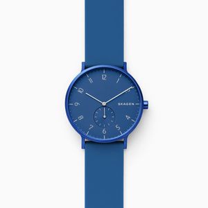 Horlogeband Skagen SKW2817 Silicoon Blauw 16mm