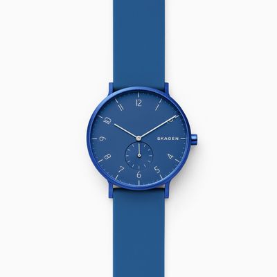 Horlogeband Skagen SKW2817 Silicoon Blauw 16mm