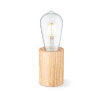 Light depot - tafellamp voet Eliaz rond - hout - Outlet
