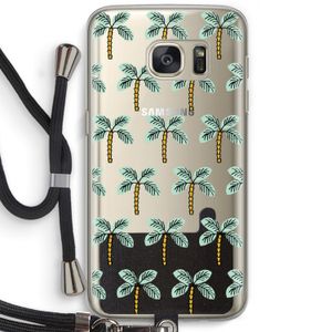 Paradise: Samsung Galaxy S7 Transparant Hoesje met koord