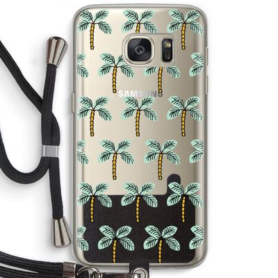 Paradise: Samsung Galaxy S7 Transparant Hoesje met koord