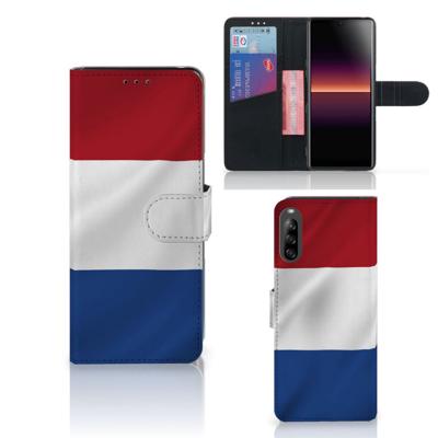Sony Xperia L4 | Bookstyle Case | Nederlandse Vlag