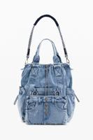 Grote denim rugzak - BLUE - U