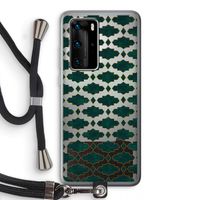 Moroccan tiles: Huawei P40 Pro Transparant Hoesje met koord