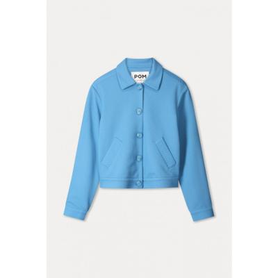 Pom Amsterdam - Blauw | Dames | Jasje | Blauw | 44 | regular | Kamst mode