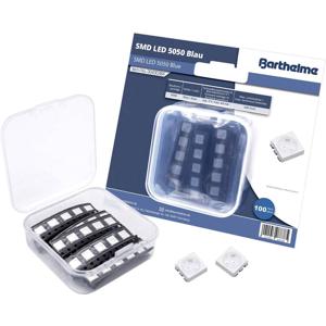 Barthelme SMD-LED-set 5050 Blauw 600 mcd 120 ° 60 mA 3 V 100 stuk(s) Bulk