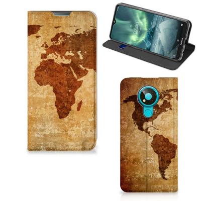 Nokia 3.4 | Book Cover | Wereldkaart