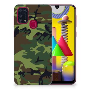 Samsung Galaxy M31 TPU bumper Army Dark