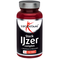 Lucovitaal Voedingssupplementen Sterk IJzer Complex Tabletten 60Tabletten