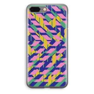 Skew Blush 1: iPhone 8 Plus Transparant Hoesje