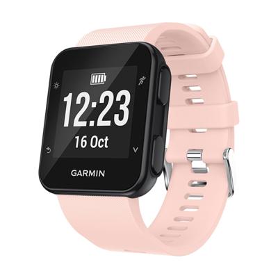 Siliconen sport polsband voor Garmin Foreruuner 35 (lichtroze)