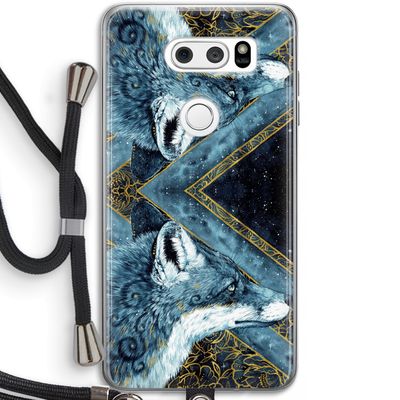 Golden Fox: LG V30 Transparant Hoesje met koord