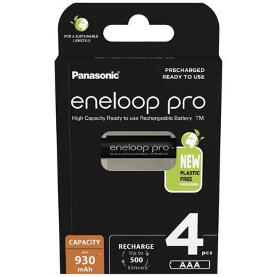 eneloop eneloop pro HR03 Oplaadbare AAA batterij (potlood) NiMH 930 mAh 1.2 V 4 stuk(s)