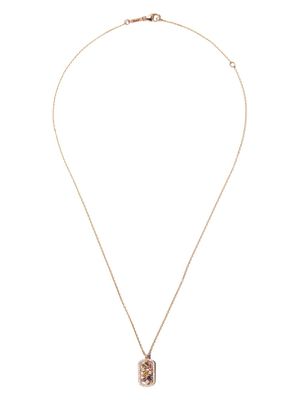 Suzanne Kalan collier Frenzy en or rose 18ct serti de saphirs