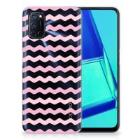 OPPO A52 | A72 | TPU bumper | Waves Roze
