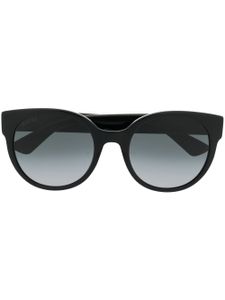 Gucci Eyewear lunettes de soleil GG à monture ronde - Noir