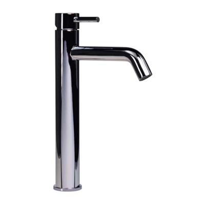Wastafelkraan Blue Label Brondby XL | Opbouw | Mengkraan | Hoog model | 1-hendel | Rond | Chroom
