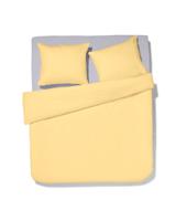 HEMA Dekbedovertrek 200x200/220cm zacht katoen lichtgeel (geel)