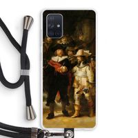 De Nachtwacht: Samsung Galaxy A71 Transparant Hoesje met koord