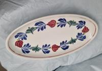 Boerenbont serveerschaaltje 13,5 x 24 cm