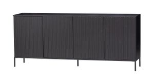 WOOOD Exclusive Dressoir 'New Gravure' Grenen, 200cm, kleur Zwart