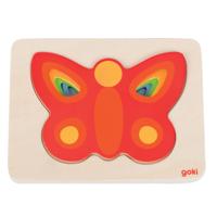 Goki lagenpuzzel vlinder, 5 lagen
