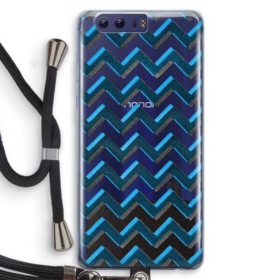 Onderbroken lijn: Honor 9 Transparant Hoesje met koord