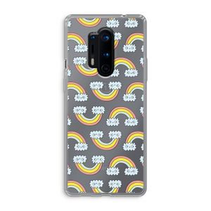 Regenboog: OnePlus 8 Pro Transparant Hoesje
