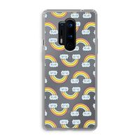Regenboog: OnePlus 8 Pro Transparant Hoesje