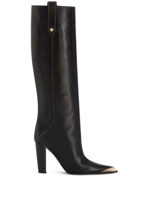 ETRO bottes à bout métallique - Noir
