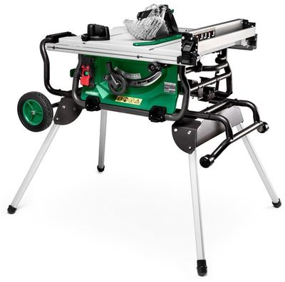 Hikoki C10RJWAZ 1500W Tafelzaagmachine (Zaagtafel) 254mm op uitklapbaar onderstel - C10RJWAZ
