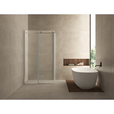 Wiesbaden Pared Douchecabine met 1 Schuifdeur - 1200x800x2000x8mm - NANO - Helder Glas/Chroom