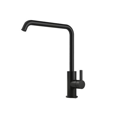 Hotbath Ace Keukenmengkraan - opbouw - draaibare uitloop - zwart geborsteld PVD AC040MBP