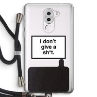 Don't give a shit: Honor 6X Transparant Hoesje met koord