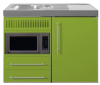 MPM 100 Groen met koelkast en magnetron RAI-9515 - thumbnail