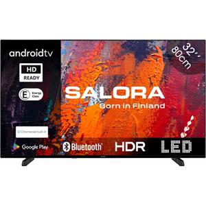 Salora 32HA550 tv 81,3 cm (32") HD Smart TV Wifi Zwart 250 cd/m²