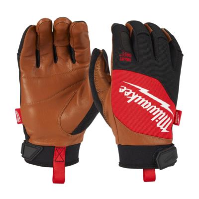Milwaukee Hybrid Lederen Werkhandschoenen - M/8 - 4932471912