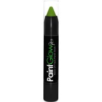 Face paint stick - neon groen - UV/blacklight - 3,5 gram - schmink/make-up stift/potlood