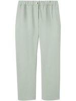 Proenza Schouler White Label pantalon en coton mélangé à coupe droite - Vert