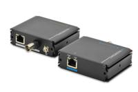 Digitus DN-82060 Extender (verlenging) LAN (10/100 MBit/s) via Coax-kabel, via netwerkkabel RJ45 500 m
