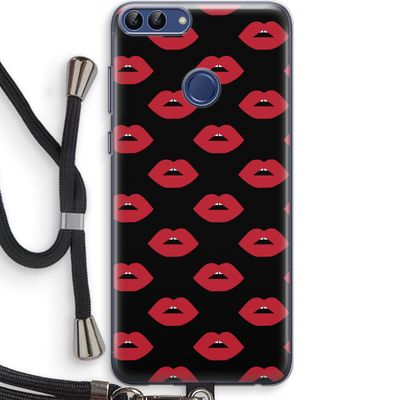 Lips: Huawei P Smart (2018) Transparant Hoesje met koord