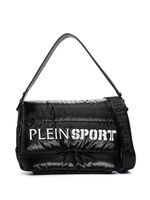 Plein Sport sac cabas à logo imprimé - Noir - thumbnail