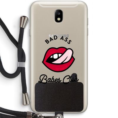 Badass Babes Club: Samsung Galaxy J7 (2017) Transparant Hoesje met koord
