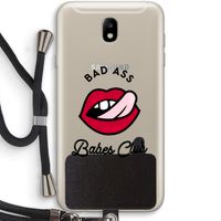 Badass Babes Club: Samsung Galaxy J7 (2017) Transparant Hoesje met koord