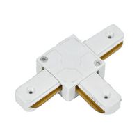 T-connector voor witte spanningsrail - 1-fase